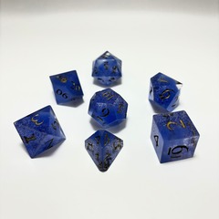 Purple to Blue Color Changing set of 7 Dice